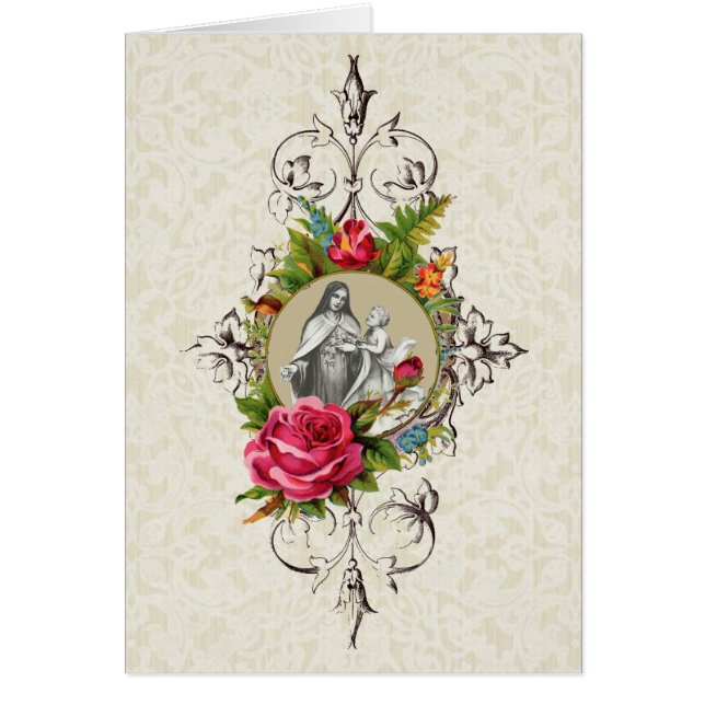 St. Therese Child Jesus Rozen Religieuze gebed (Voorkant)