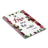 St. Therese Citaat Rozen Liefde Notitieboek (Rechterzijde)