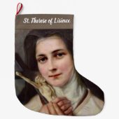 St. Therese de Kleine Bloem Grote Kerstsok (Voorkant)