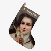 St. Therese de Kleine Bloem Grote Kerstsok (Voorkant (Hangend))