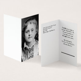 St. Therese de Kleine Bloem Kaart