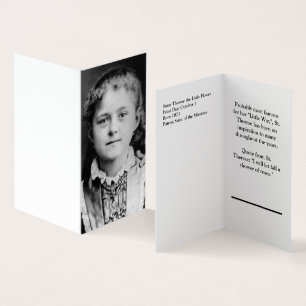 St. Therese de Kleine Bloem Kaart