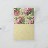 St. Therese de kleine bloem met roze rozen Kaart (Binnen)