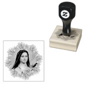 St. Therese de Kleine Bloem Rubberstempel (Gestempeld)