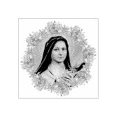 St. Therese de Kleine Bloem Rubberstempel (Afrduk)