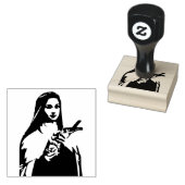 St. Therese de Kleine Bloem Rubberstempel (Gestempeld)