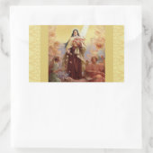 St. Therese de Kleine Bloemenengelen Rechthoekige Sticker (Tas)