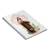 St. Therese de Kleine Religieuze Vintage Notitieboek (Rechterzijde)