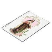 St. Therese de Kleine Religieuze Vintage Notitieboek (Linkerzijde)