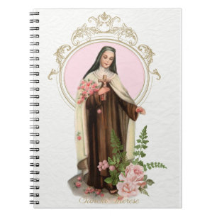 St. Therese de Kleine Religieuze Vintage Notitieboek