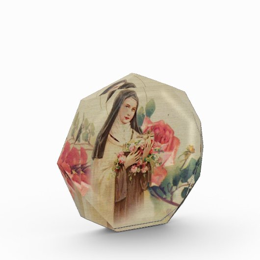 St. Therese de Kleine Roze Rozen Fotoblokken (Links)