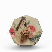 St. Therese de Kleine Roze Rozen Fotoblokken (Voorkant)