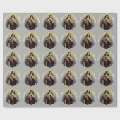 St. Therese de kleine ventilator decoratief Cadeaupapier (Vlak)