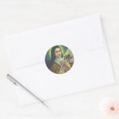 St. Therese de Kleine Vloerkatholieke Carmelite Ronde Sticker (Envelop)