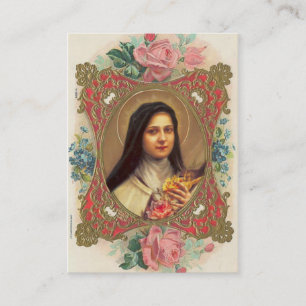  St. Therese de Little Flower Novena/Rozen Visitekaartje