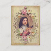 St. Therese de Little Flower Prayer Visitekaartje (Voorkant)