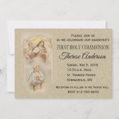 St. Therese Eerste Heilige Communie Uitnodigingen (Voorkant)