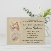 St. Therese Eerste Heilige Communie Uitnodigingen (Staand voorkant)