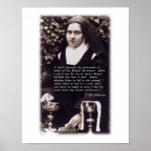 St. Therese en de Heilige Eucharist. Poster (Voorkant)