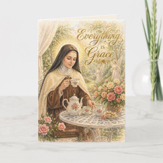 St Therese Everything is Grace Catholic  Kaart (Voorkant)