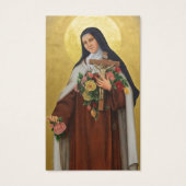 St. Therese het Little Flower Poem Visitekaartje (Voorkant)