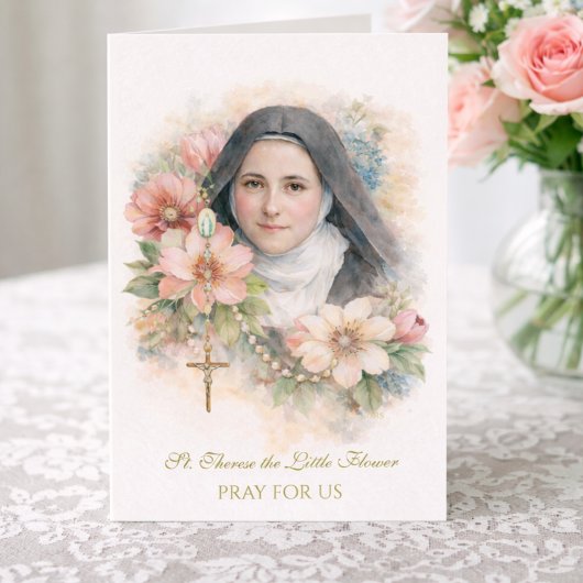 St. Thérèse Holy Rosary “Everything is Grace” Kaart