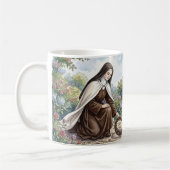 St Therese in de kloostertuin Koffiemok (Links)