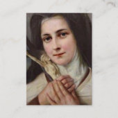 St. Therese Jesus Crucifix Novena Heilige Kaart Visitekaartje (Voorkant)