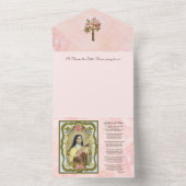 St. Therese Jesus Godsdienst alle All In One Uitnodiging (Binnen)