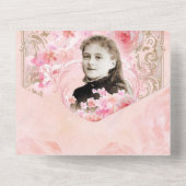 St. Therese Jesus Godsdienst alle All In One Uitnodiging (Achterkant)