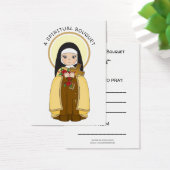 St. Therese Jesus Spiritueel Bouquet Prayer Kaart (Bureau)