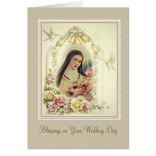 St. Therese katholieke bruiloft Verloving (Voorkant)