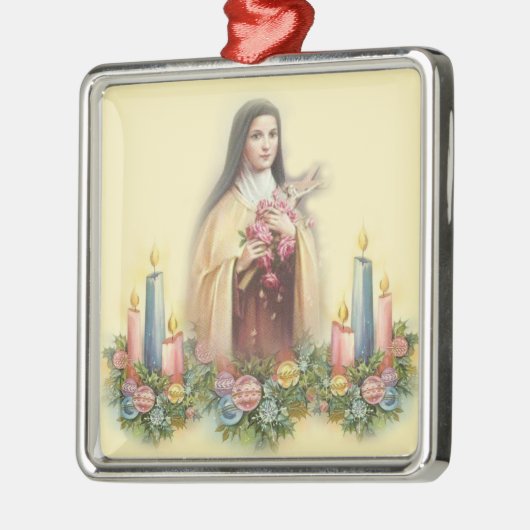 St. Therese kerstversiering Metalen Ornament (Links)