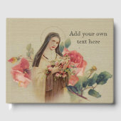 St. Therese Kind Jesus Rozen Gastboek Gastenboek (Voorkant)