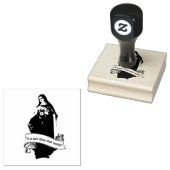 St. Therese kleine bloem religieuze non citaat Rubberstempel (Gestempeld)