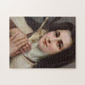 St. Therese Little Flower met Crucifix Legpuzzel (Horizontaal)