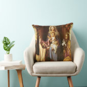 St. Therese, Maagd Mary, St. Joseph, Baby Jesus, Kussen (Stoel)