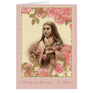 St. Therese met Rozen aanpassen