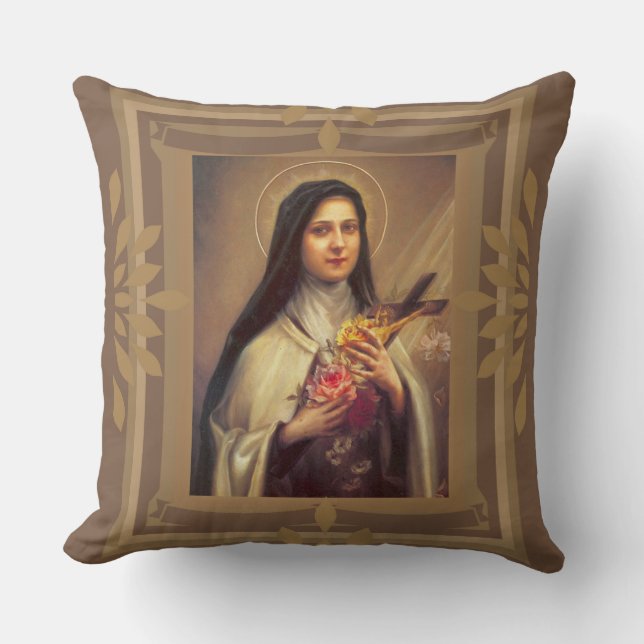 St. Therese met Rozen, Crucifix Jesus Kussen (Voorkant)