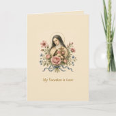 St. Thérèse Mijn Roeping Is Liefde Kaart (Voorkant)