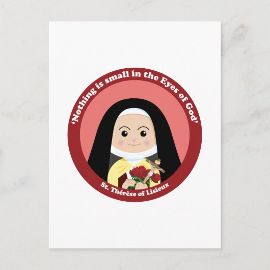 St. Thérèse of Lisieux Briefkaart (Voorkant)