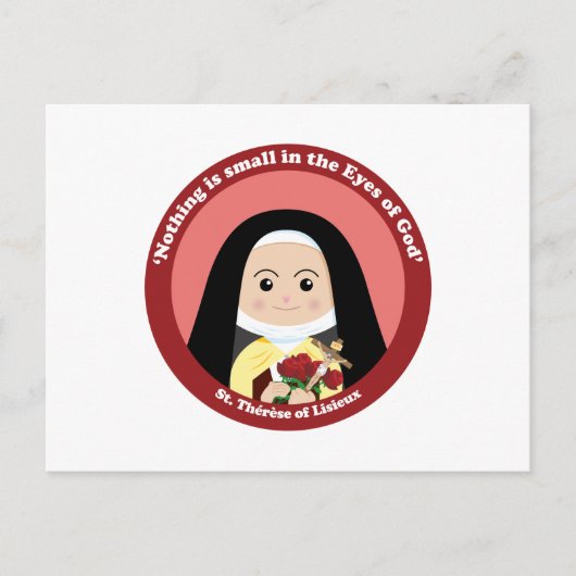 St. Thérèse of Lisieux Briefkaart (Voorkant)