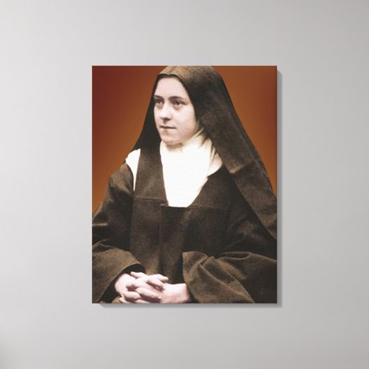 St. Therese of Lisieux Canvas Afdruk (Voorkant)