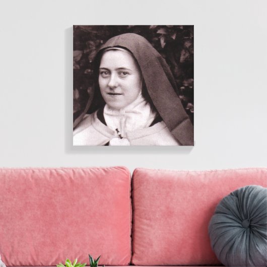 St. Therese of Lisieux Canvas Afdruk (Insitu (Woonkamer))