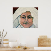 St. Thérèse of Lisieux Canvas Print (Keuken)