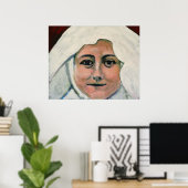 St. Thérèse of Lisieux Canvas Print (Thuiskantoor)