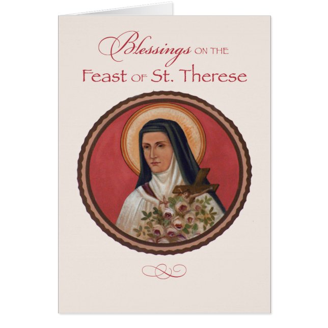 St. Therese of Lisieux Feast Day Blessings (Voorkant)