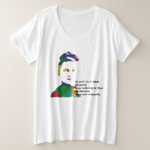 St. Therese of Lisieux Grote Maat T-shirt