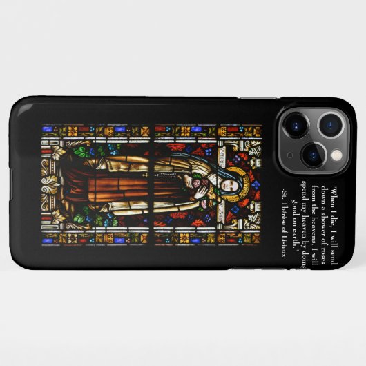 St. Therese of Lisieux iPhone Hoesje (Achterkant horizontaal)