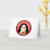St. Thérèse of Lisieux Kaart (Gele Bloem)